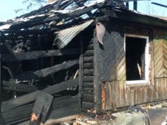 Демонтаж сгоревшего дома